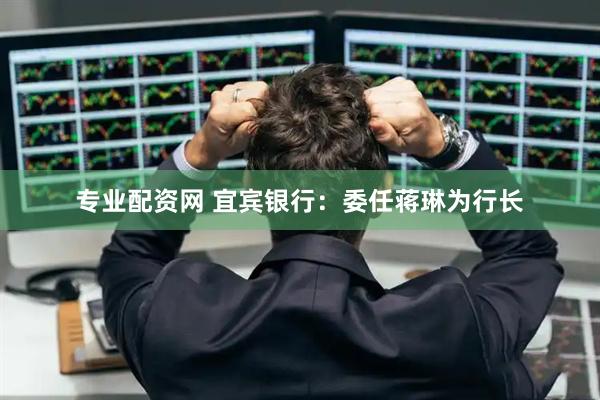 专业配资网 宜宾银行：委任蒋琳为行长