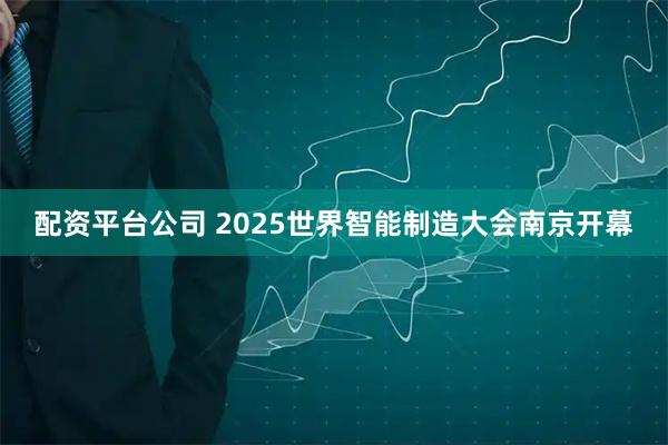 配资平台公司 2025世界智能制造大会南京开幕